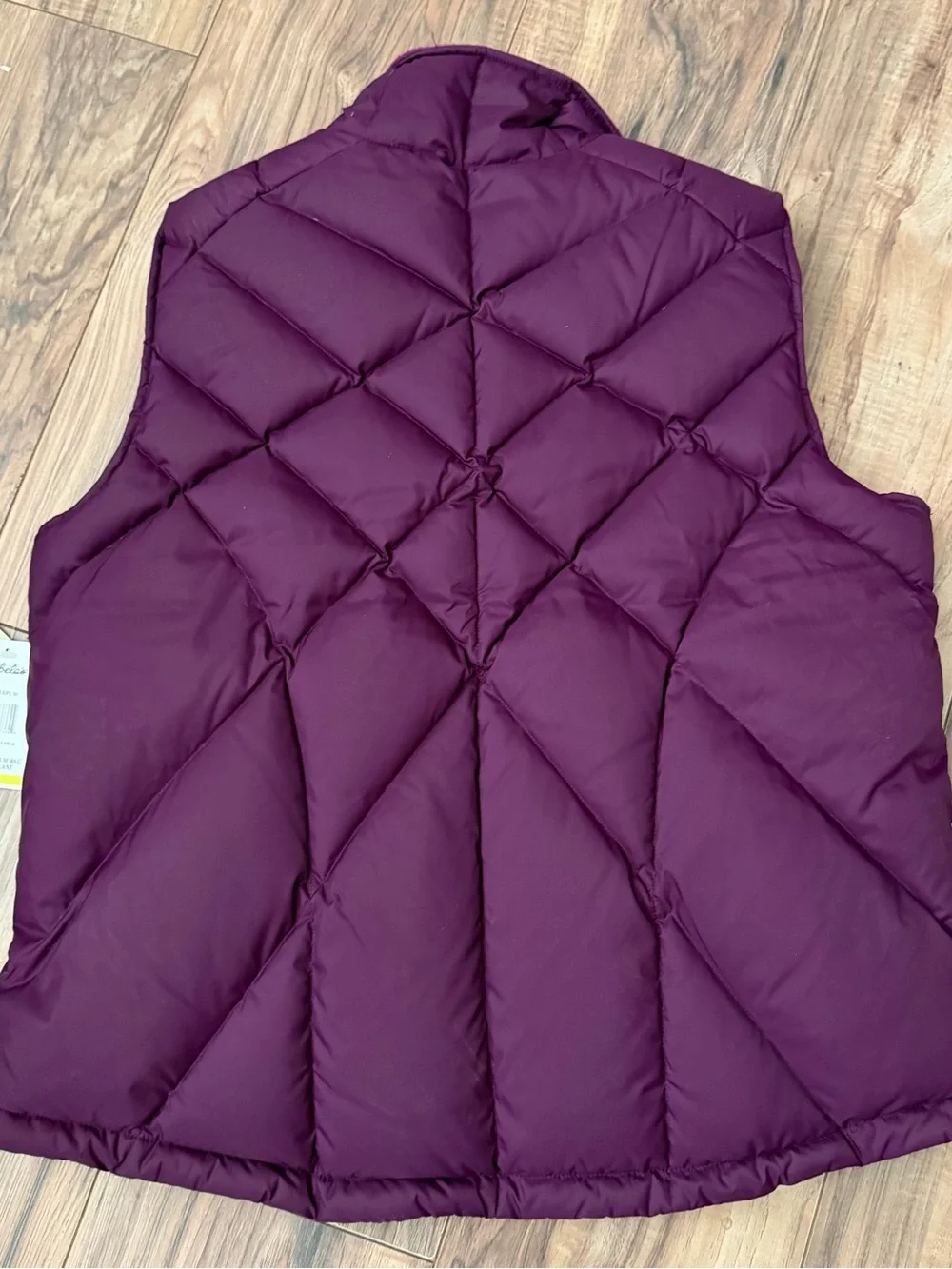 NWT Cabela's Plum Eggplant Quilted Down Vest - Purple So soft and warm Size: M